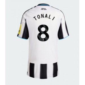 Newcastle United Sandro Tonali #8 Jalkapallovaatteet Naisten Kotipaita 2025-26 Lyhythihainen